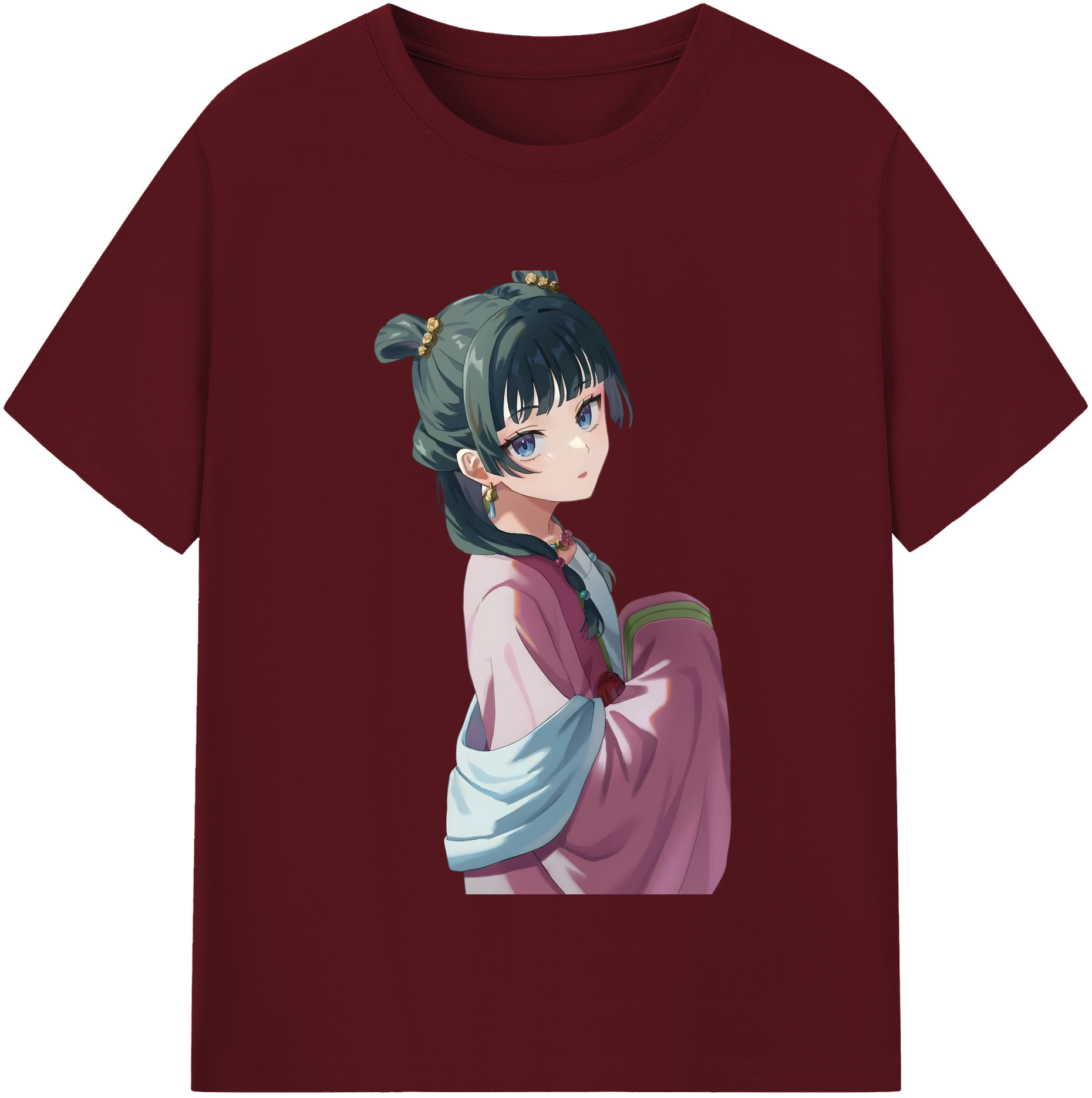 （画像用） 薬屋のひとりごと The Apothecary Diaries 綿100％半袖Tシャツ（フロントプリント）